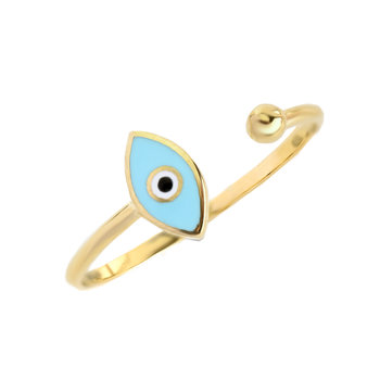 Ring 14ct Gold Eye with