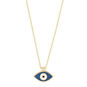 Necklace 14ct Gold Eye with