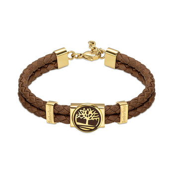 TIMBERLAND Aandroscoggin Stainless Steel and Leather Bracelet