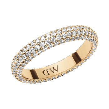 DANIEL WELLINGTON Pave Crystal Stainless Steel Ring with Crystals (No 56)