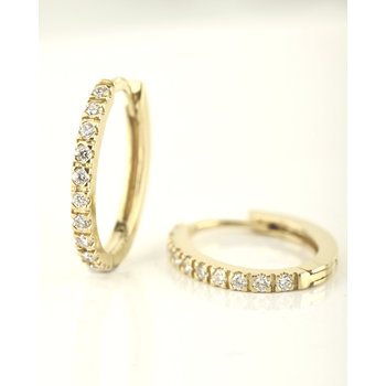 Hoop Earrings 18ct Gold with