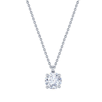 18K White Gold Necklace with