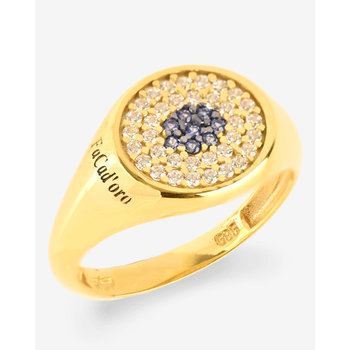 14K Gold Chevalier Ring by