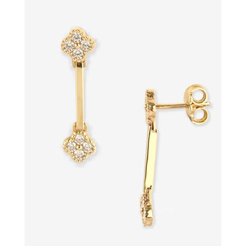 14K Gold Earrings with