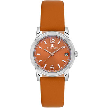 DANIEL KLEIN Orange Leather