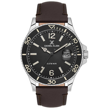 DANIEL KLEIN Brown Leather