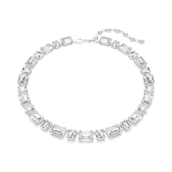 SWAROVSKI White Millenia Tennis Necklace (octagon cut)