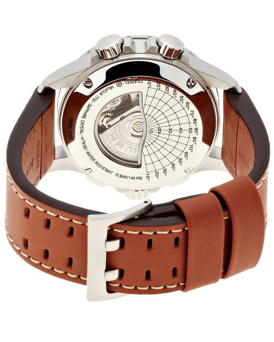 HAMILTON Khaki X-WIND Automatic Chronogrpah Brown Leather Strap