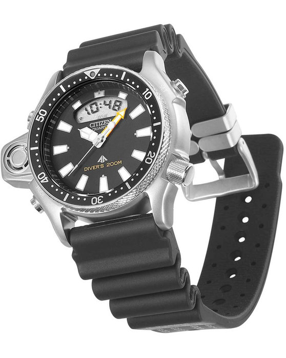 CITIZEN Promaster Aqualand Divers Black Rubber Strap