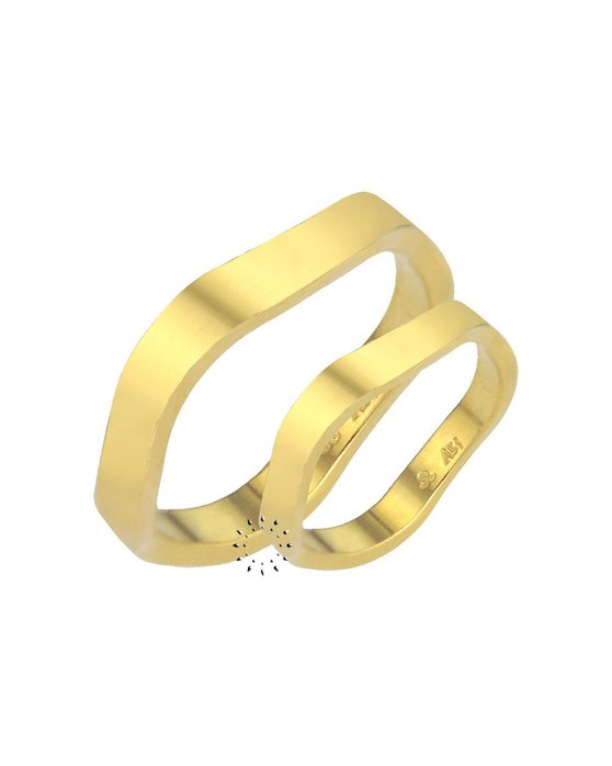 Wedding rings 18ct Gold