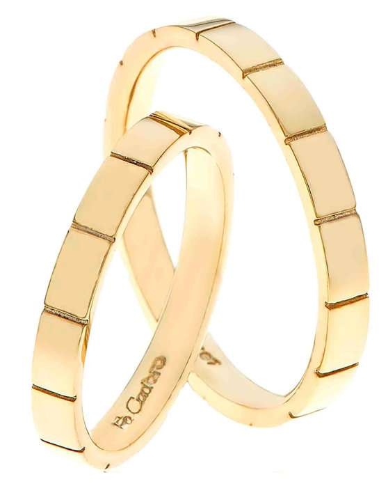 Wedding rings 14ct Gold by FaCaDoro