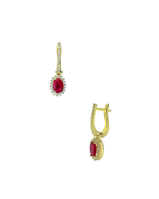 Earrings 18ct Gold with Diamonds