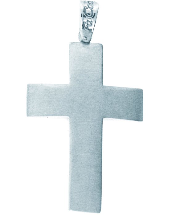 Βαπτιστικός σταυρός 14Κ Λευκόχρυσό της FaCaDoro