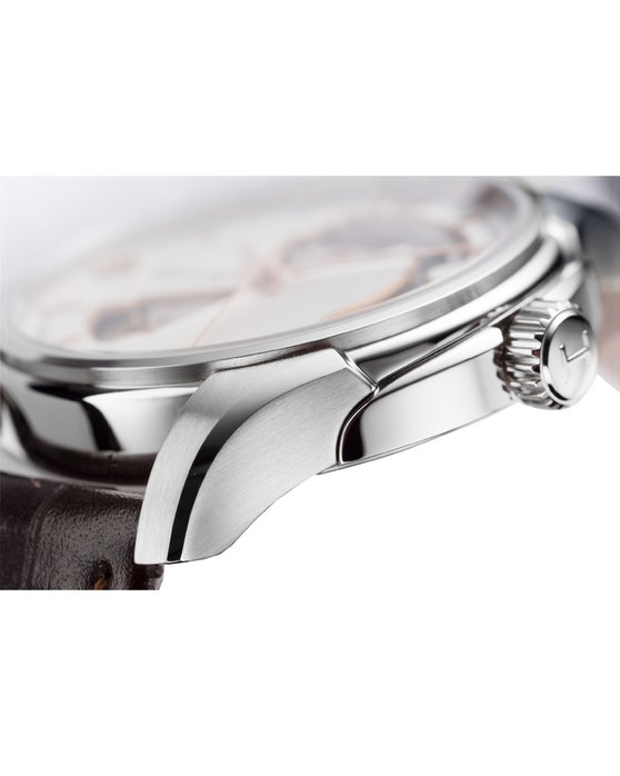 HAMILTON Jazzmaster Open Heart Automatic Brown Leather Strap