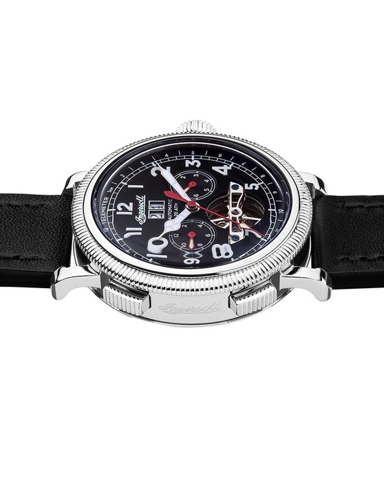 INGERSOLL The Bloch Automatic Black Leather Strap