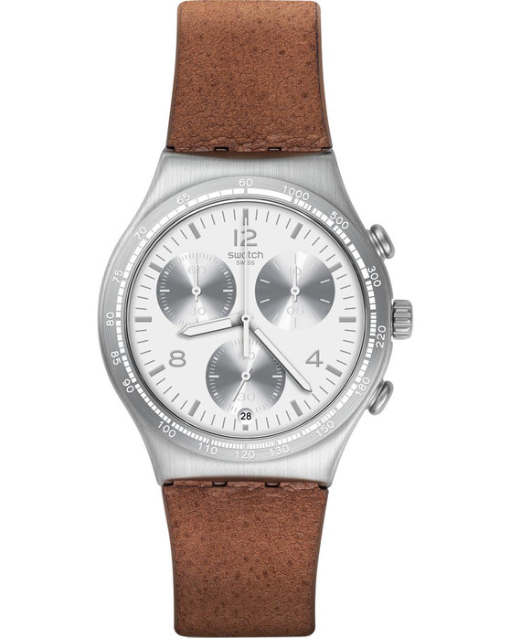 Swatch irony leather online strap