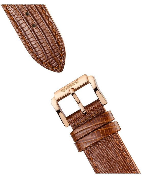 INGERSOLL The Hawley Automatic Brown Leather Strap