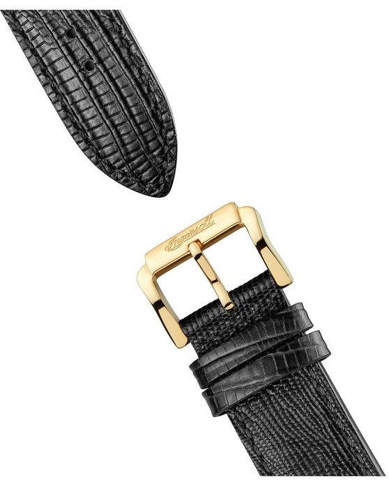 INGERSOLL The Hawley Automatic Black Leather Strap