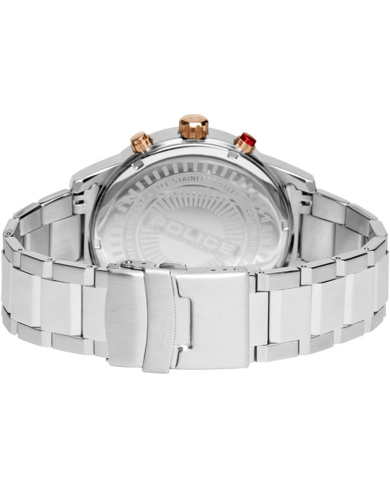 POLICE Avondale Silver Stainless Steel Bracelet