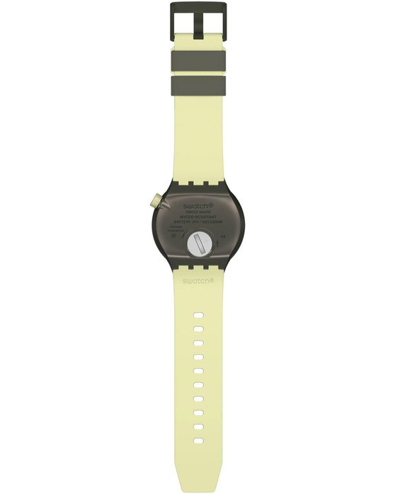 SWATCH BBBLANCO Two Tone Silicone Strap