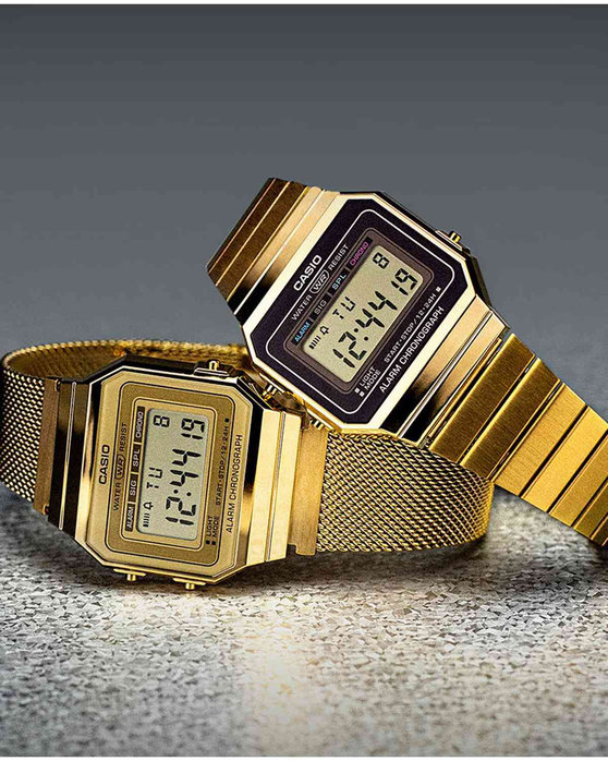 Casio vintage best sale iconic gold