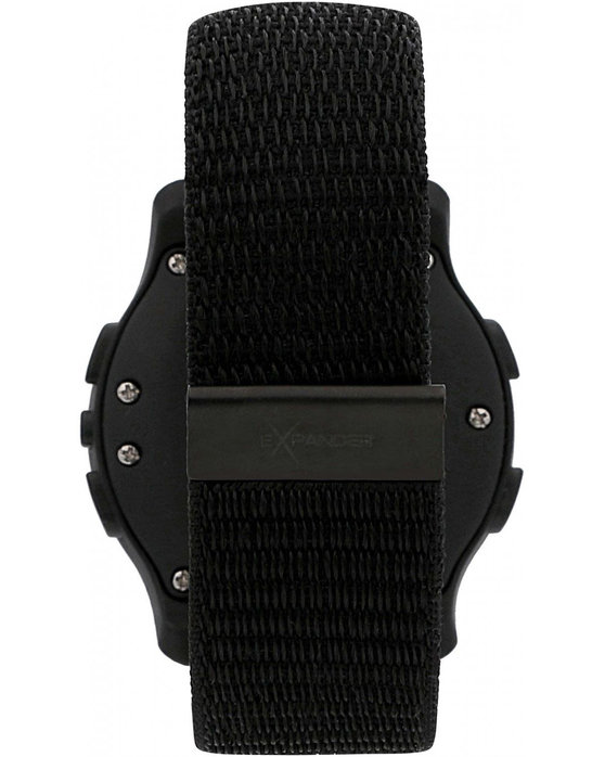 SECTOR EXPANDER-21K Dual Time Chronograph Black Fabric Strap