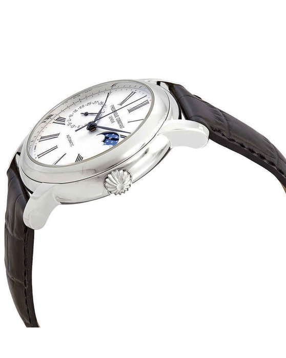 FREDERIQUE CONSTANT Classic Moonphase Manufacture Automatic Black Leather Strap