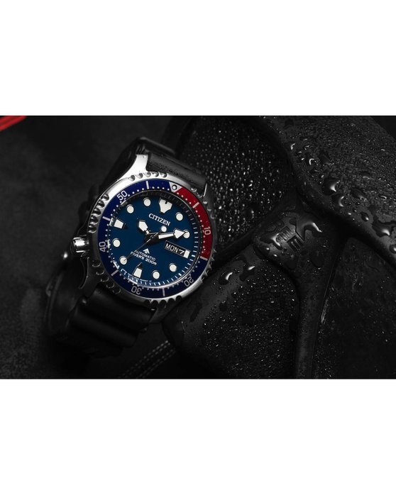 CITIZEN Promaster Automatic Black Rubber Strap