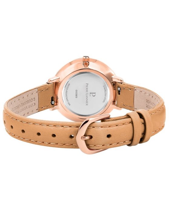 PIERRE LANNIER Caprice Beige Leather Strap