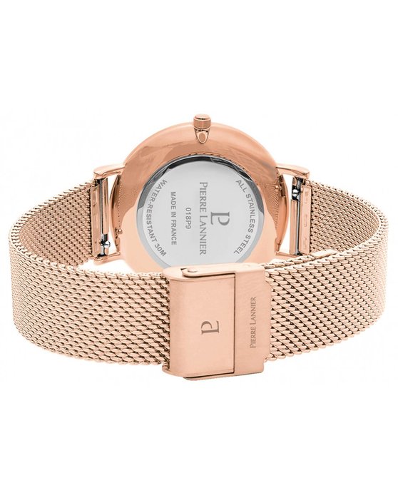 PIERRE LANNIER Nature Rose Gold Stainless Steel Bracelet