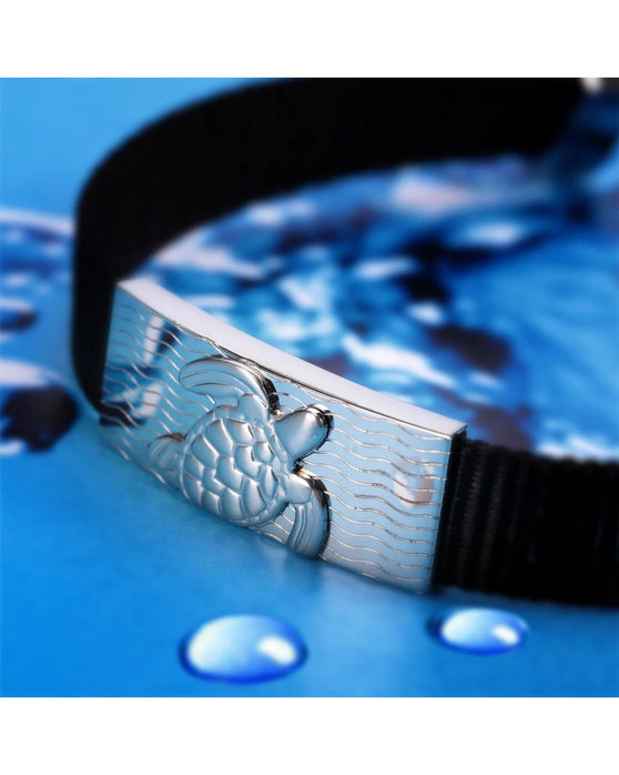 Sector Save The Ocean Stainless Steel and Nylon Bracelet