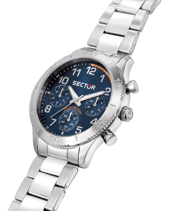 SECTOR 270 Chronograph Silver Stainless Steel Bracelet