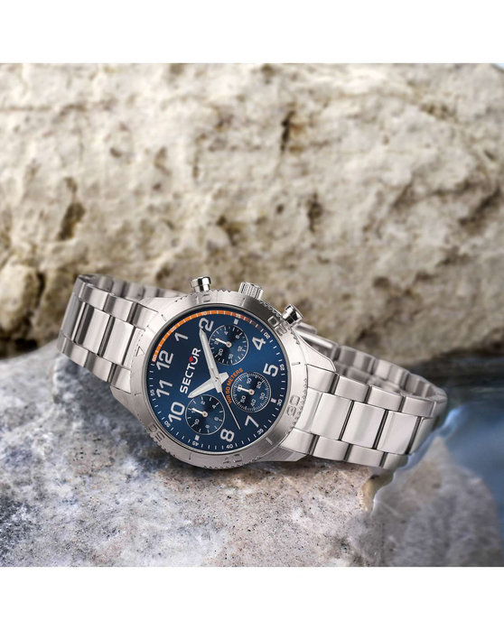 SECTOR 270 Chronograph Silver Stainless Steel Bracelet