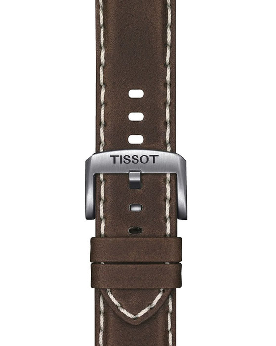 TISSOT T-Sport Chronograph Brown Leather Strap