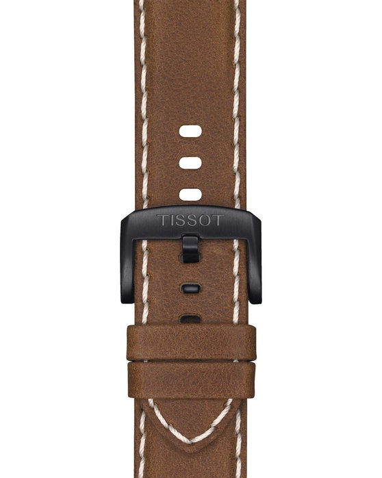 TISSOT T-Sport Chronograph Brown Leather Strap