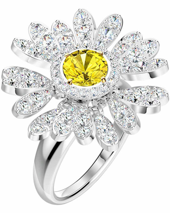 SWAROVSKI Yellow Eternal Flower Ring (No 58)