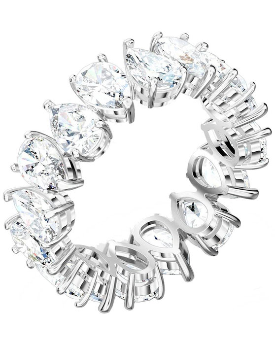 SWAROVSKI White Vittore Pear Ring (No 55)