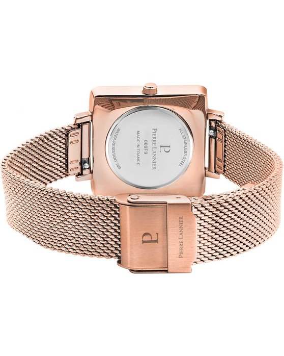 PIERRE LANNIER Lecare Rose Gold Stainless Steel Bracelet