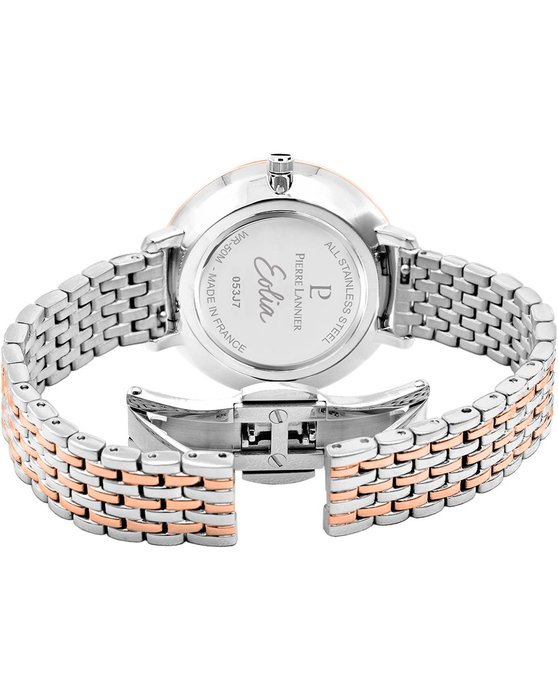 PIERRE LANNIER Eolia Crystals Two Tone Stainless Steel Bracelet