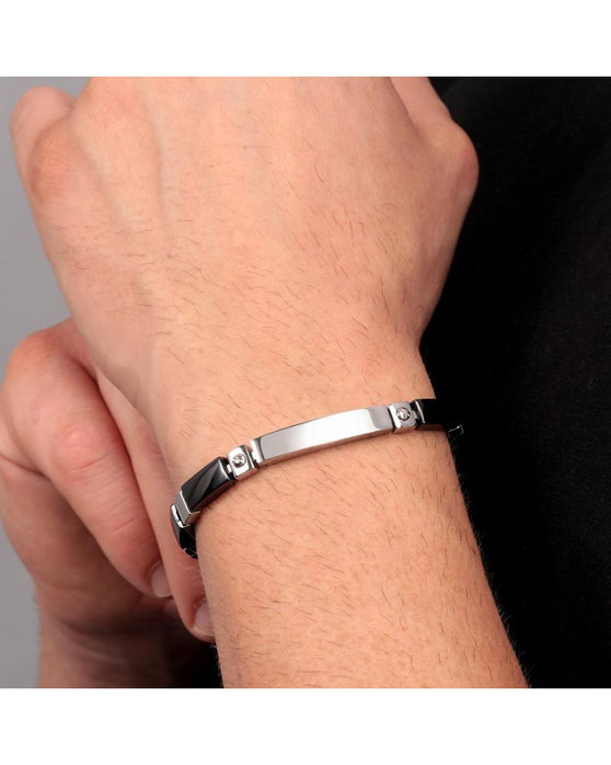 SECTOR Stainless Steel & Ceramic Bracelet