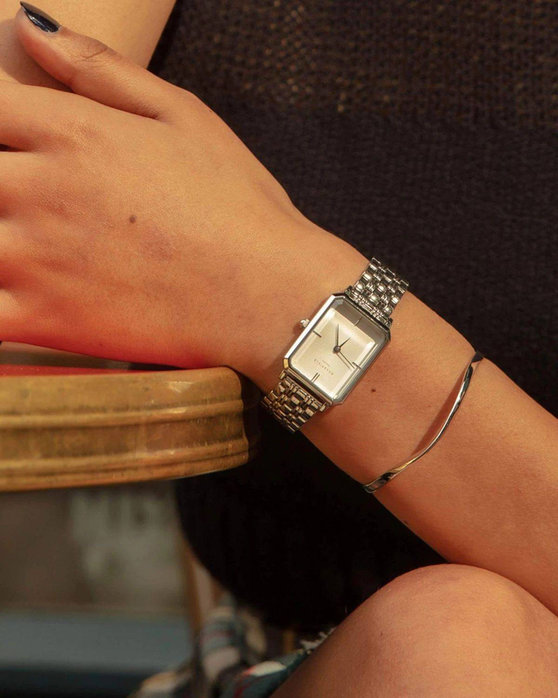 ROSEFIELD The Elles Silver Stainless Steel Bracelet