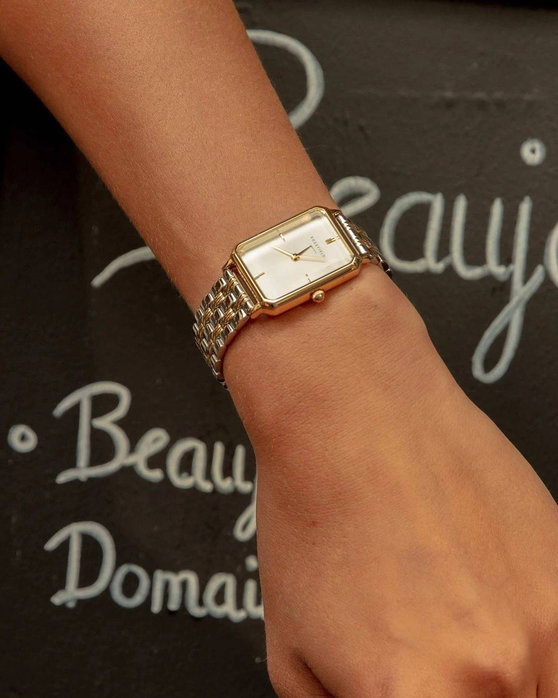 ROSEFIELD The Elles Two Tone Stainless Steel Bracelet