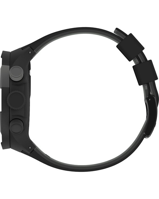 SWATCH Checkpoint Black Chronograph Black Silicone Strap