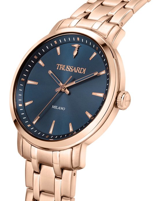 TRUSSARDI T-Couple Rose Gold Stainless Steel Bracelet