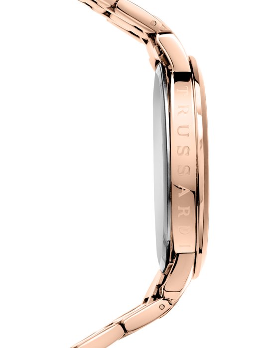 TRUSSARDI T-Couple Rose Gold Stainless Steel Bracelet