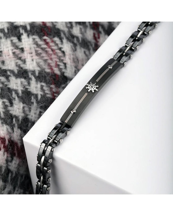 SECTOR Stainless Steel & Ceramic Bracelet