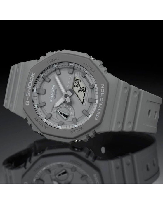 CASIO G-SHOCK Chronograph Grey Rubber Strap