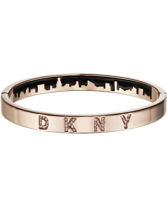DKNY Enamel Skyline Hinge Bangle Bracelet