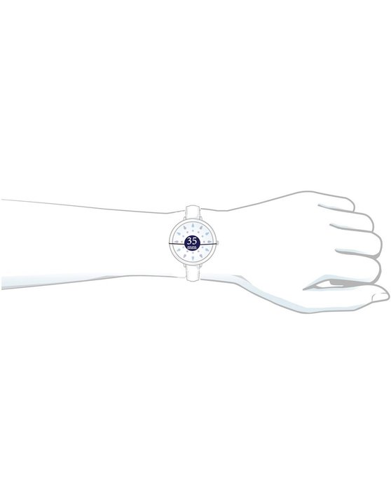 SWATCH Gents Over White with White Silicone Strap