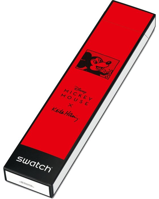 SWATCH Keith Haring Mouse Mariniere Two Tone Silicone Strap